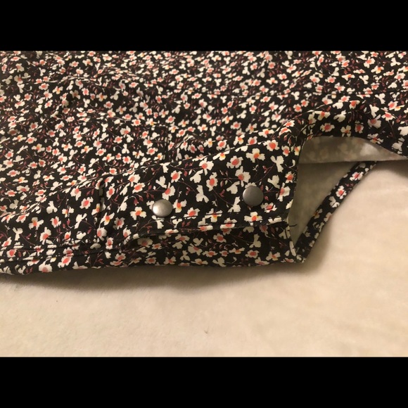 Floral overall mini dress - Picture 3 of 4